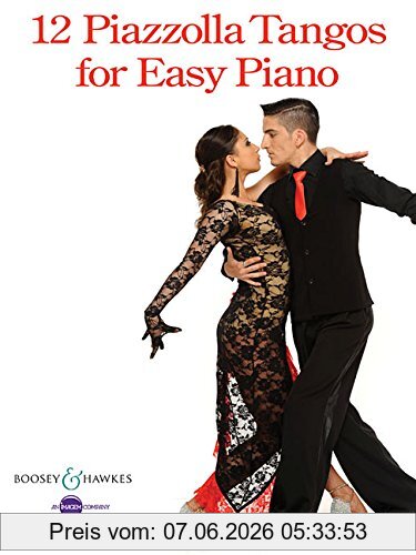 Rachel Chapin 12 Piazzolla Tangos For Easy Piano, Klavier.