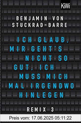 Binding : Taschenbuch, Label : KiWi-Taschenbuch, Publisher : KiWi-Taschenbuch, medium : Taschenbuch, numberOfPages : 320, publicationDate : 2019-10-10, releaseDate : 2019-10-10, authors : Stuckrad-Barre, Benjamin v., ISBN : 3462053396