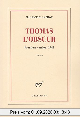 Thomas l'obscur : première version, 1941