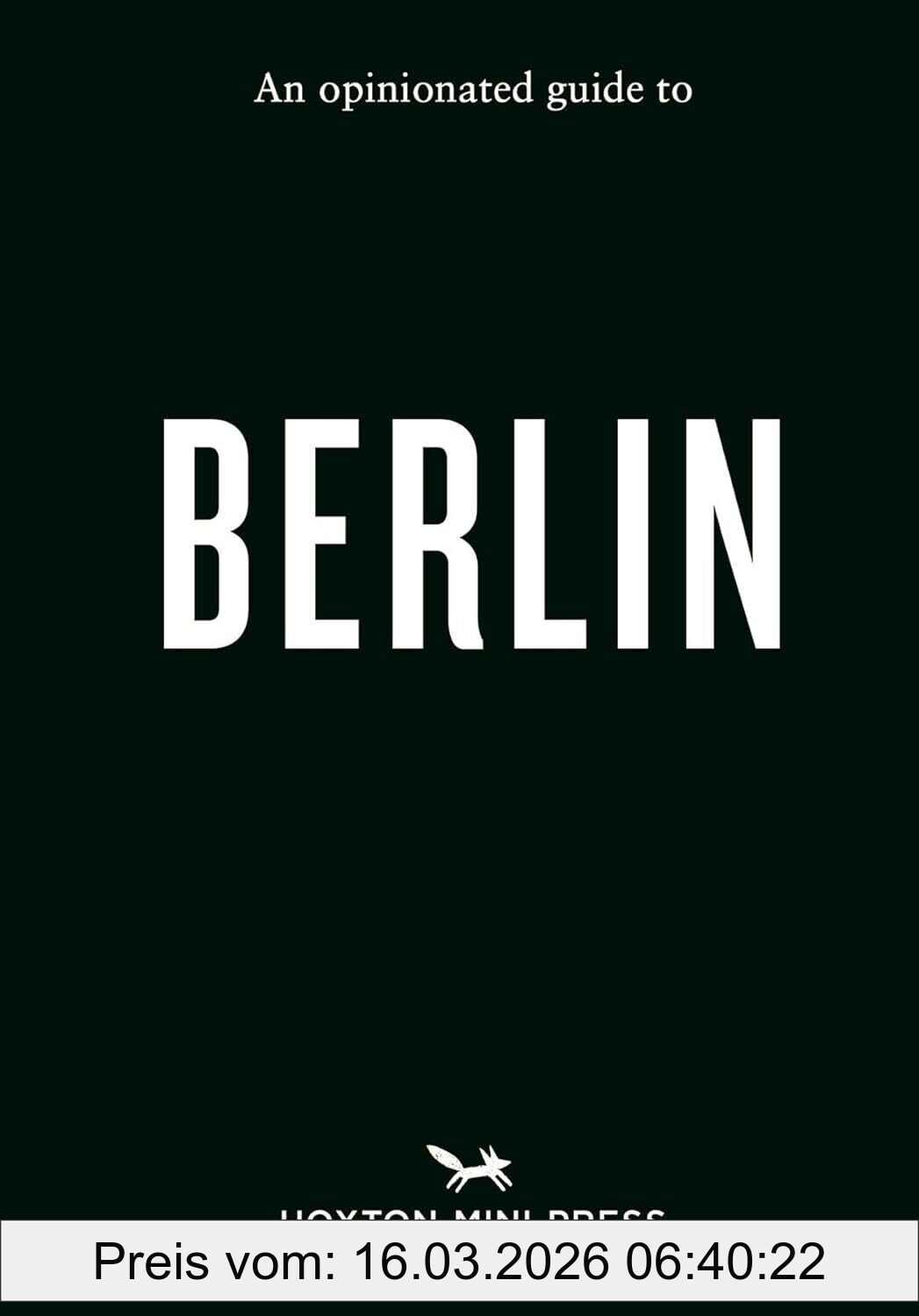 Lydia Winter An Opinionated Guide To Berlin
