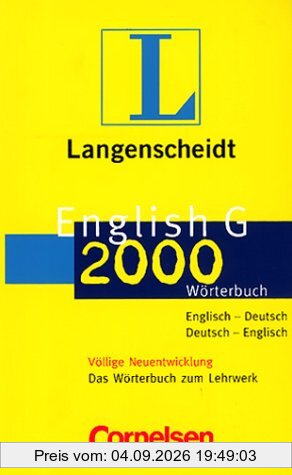 Langenscheidt English G 2000 Wörterbuch