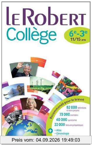 Le Robert collège : 6e-3e, 11-15 ans