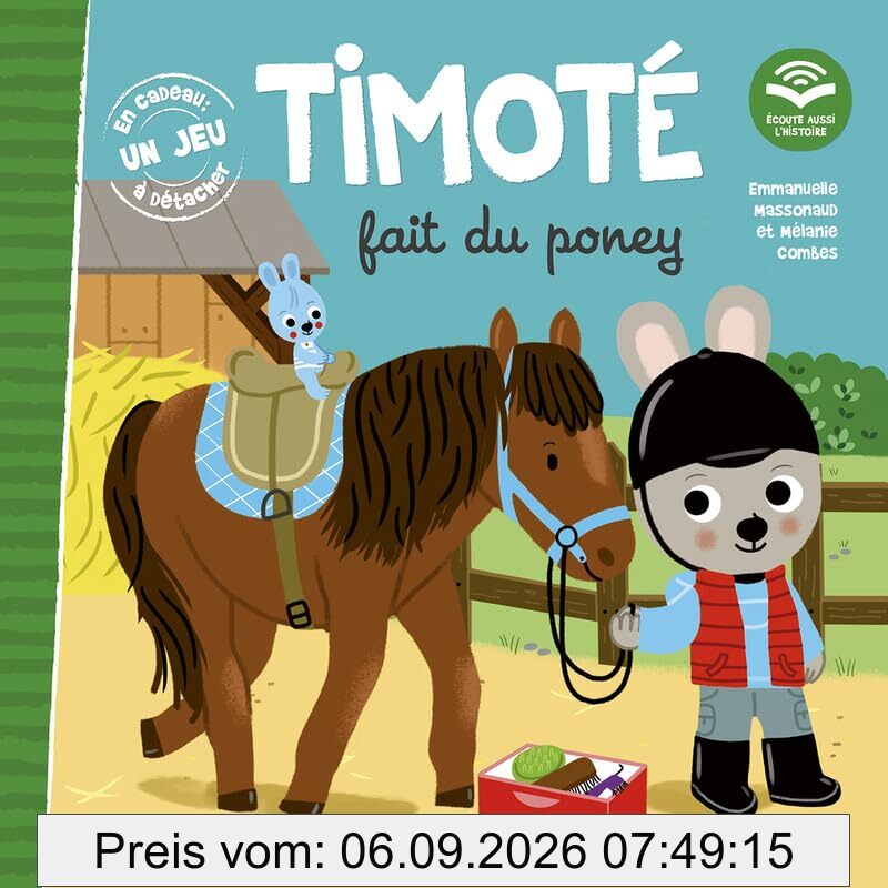 Timoté fait du poney