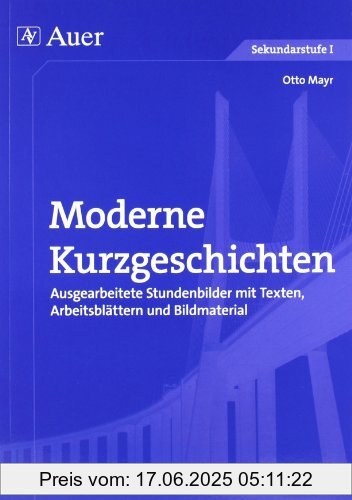 Binding : Broschiert, Edition : 2. Auflage., Label : Auer Verlag in der Aap Lehrerfachverlage Gmbh, Publisher : Auer Verlag in der Aap Lehrerfachverlage Gmbh, medium : Broschiert, numberOfPages : 136, publicationDate : 2012-01-26, authors : Otto Mayr, languages : german, ISBN : 3403066398