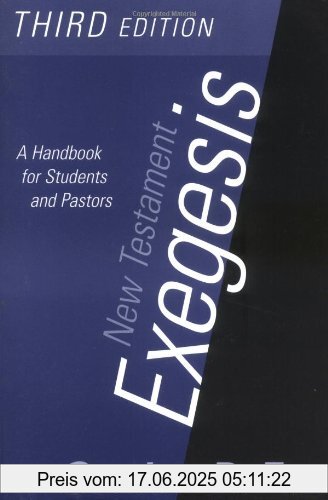 Binding : Taschenbuch, Edition : 3. Auflage., Label : Westminster John Knox Press, Publisher : Westminster John Knox Press, NumberOfItems : 1, medium : Taschenbuch, numberOfPages : 224, publicationDate : 2002-03-01, authors : Fee, Gordon D., languages : english, ISBN : 0664223168