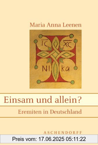 Binding : Broschiert, Label : Aschendorff Verlag, Publisher : Aschendorff Verlag, medium : Broschiert, numberOfPages : 144, publicationDate : 2006-05-01, authors : Leenen, Maria Anna, languages : german, ISBN : 3402002353