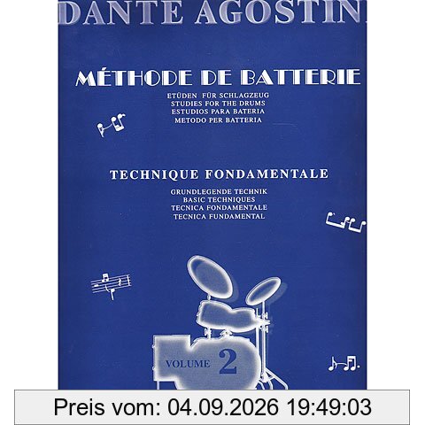 Schule 2 - Technique Fondamentale. Schlagzeug