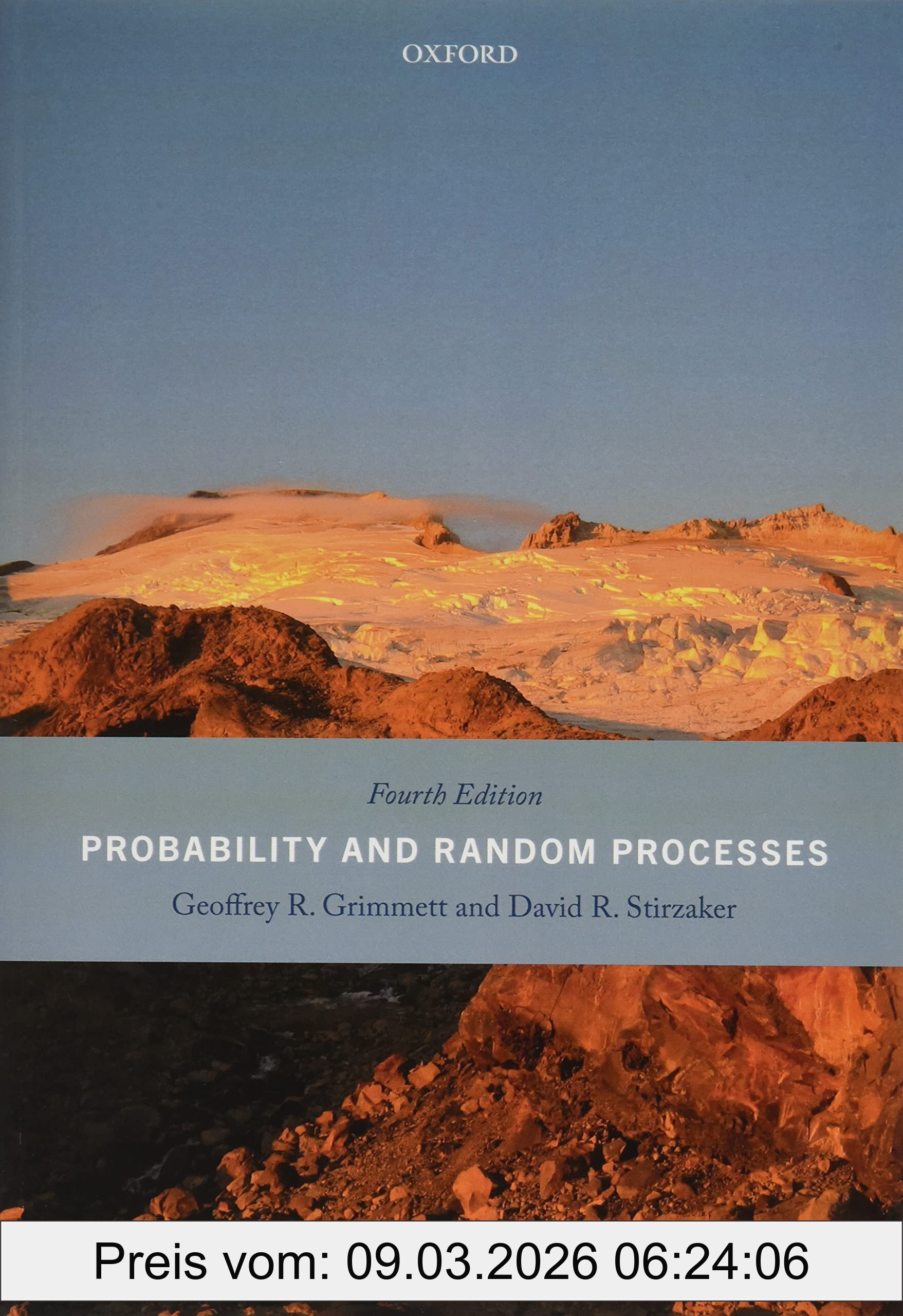 Grimmett, Geoffrey R. Probability And Random Processes, Fourth Edition