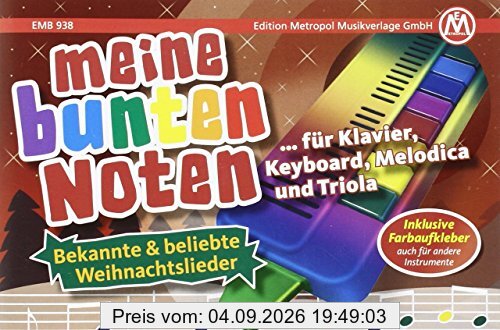 Meine bunten Noten Weihnachtslieder