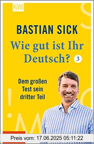 Binding : Taschenbuch, Edition : 1., Label : KiWi-Taschenbuch, Publisher : KiWi-Taschenbuch, medium : Taschenbuch, numberOfPages : 256, publicationDate : 2021-08-19, releaseDate : 2021-08-19, authors : Bastian Sick, ISBN : 3462001310