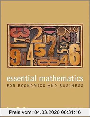 Teresa Bradley Essential Mathematics For Economics And Business