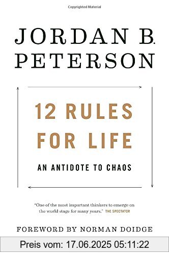 Binding : Gebundene Ausgabe, Label : Random House Canada, Publisher : Random House Canada, medium : Gebundene Ausgabe, numberOfPages : 448, publicationDate : 2018-01-23, releaseDate : 2018-01-23, authors : Peterson, Jordan B., ISBN : 0345816021
