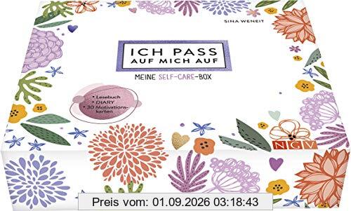 Ich pass auf mich auf - Meine Self-Care-Box: Lesebuch, Diary und 30 Motivationskarten