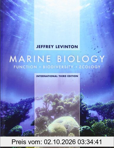 Marine Biology: International Edition: Function, Biodiversity, Ecology
