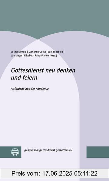 Binding : Gebundene Ausgabe, Edition : 1, Label : Evangelische Verlagsanstalt, Publisher : Evangelische Verlagsanstalt, medium : Gebundene Ausgabe, numberOfPages : 280, publicationDate : 2023-05-23, publishers : Jochen Arnold, Marianne Gorka, Lars Hillebold, Jan Meyer, Elisabeth Rabe-Winnen, ISBN : 3374071813