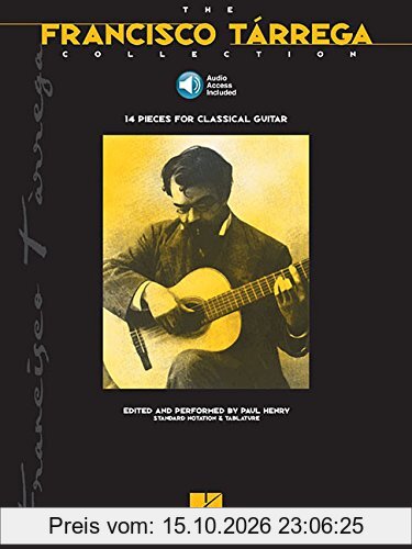 Tarrega, F Collection Tab Book/Cd: Songbook, CD, Grifftabelle für Gitarre