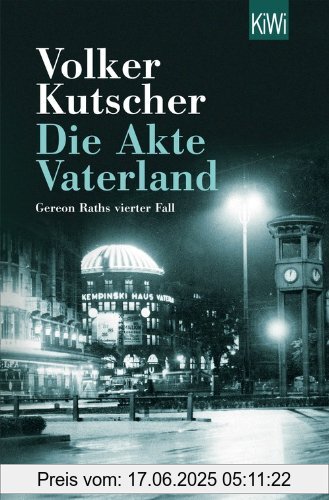 Binding : Taschenbuch, Label : KiWi-Taschenbuch, Publisher : KiWi-Taschenbuch, medium : Taschenbuch, numberOfPages : 576, publicationDate : 2014-03-08, authors : Volker Kutscher, languages : german, ISBN : 3462046462