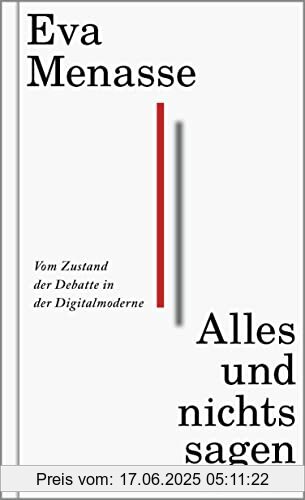 Binding : Gebundene Ausgabe, Edition : 1., Label : Kiepenheuer&Witsch, Publisher : Kiepenheuer&Witsch, medium : Gebundene Ausgabe, numberOfPages : 192, publicationDate : 2023-11-02, releaseDate : 2023-11-02, authors : Eva Menasse, ISBN : 3462000594