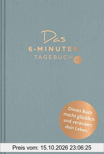 Das 6-Minuten-Tagebuch pur (aquarellblau): Ein Buch, das dein Leben verändert