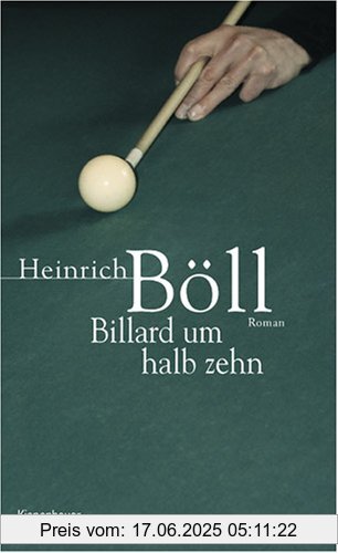 Binding : Gebundene Ausgabe, Edition : 1, Label : Kiepenheuer&Witsch, Publisher : Kiepenheuer&Witsch, medium : Gebundene Ausgabe, numberOfPages : 368, publicationDate : 2007-09-18, authors : Heinrich Böll, languages : german, ISBN : 3462039105