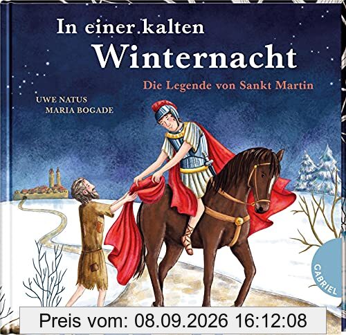 In einer kalten Winternacht: Die Legende von Sankt Martin | Mini-Bilderbuch in Reimen