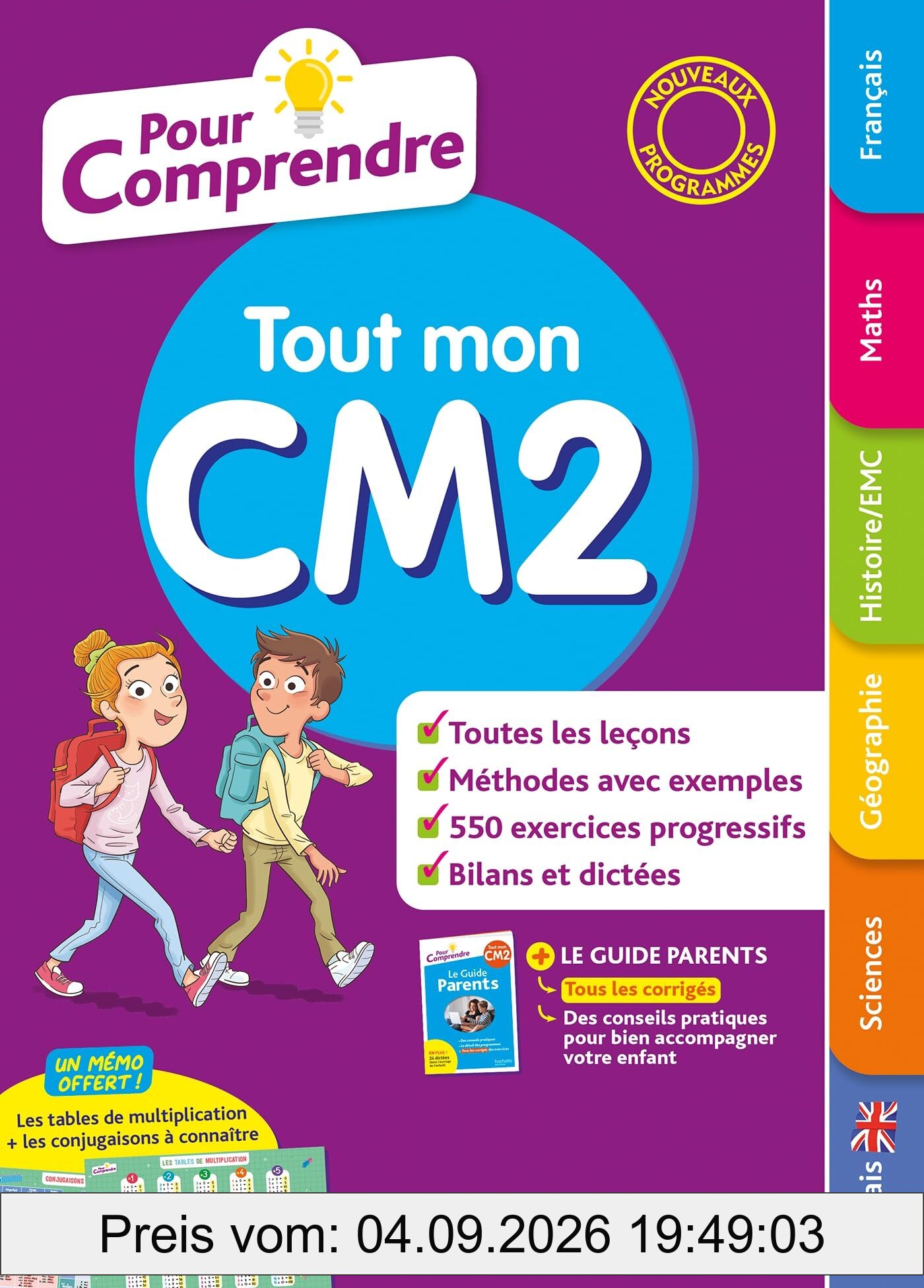 Pour comprendre tout mon CM2 : nouveaux programmes