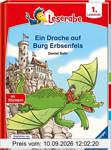 Ein Drache auf Burg Erbsenfels - Leserabe ab 1. Klasse - Erstlesebuch für Kinder ab 6 Jahren (Leserabe - 1. Lesestufe)