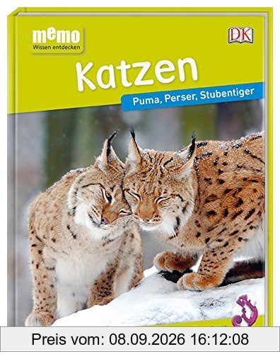 memo Wissen entdecken. Katzen: Puma, Perser, Stubentiger. Das Buch mit Poster!