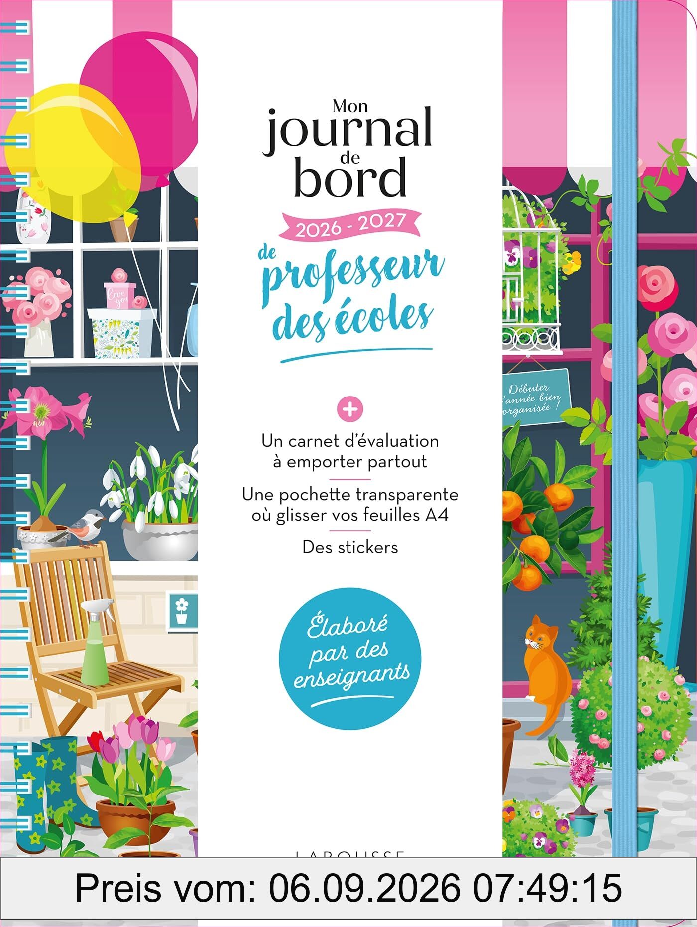 Mon journal de bord de professeur des écoles 2026-2027