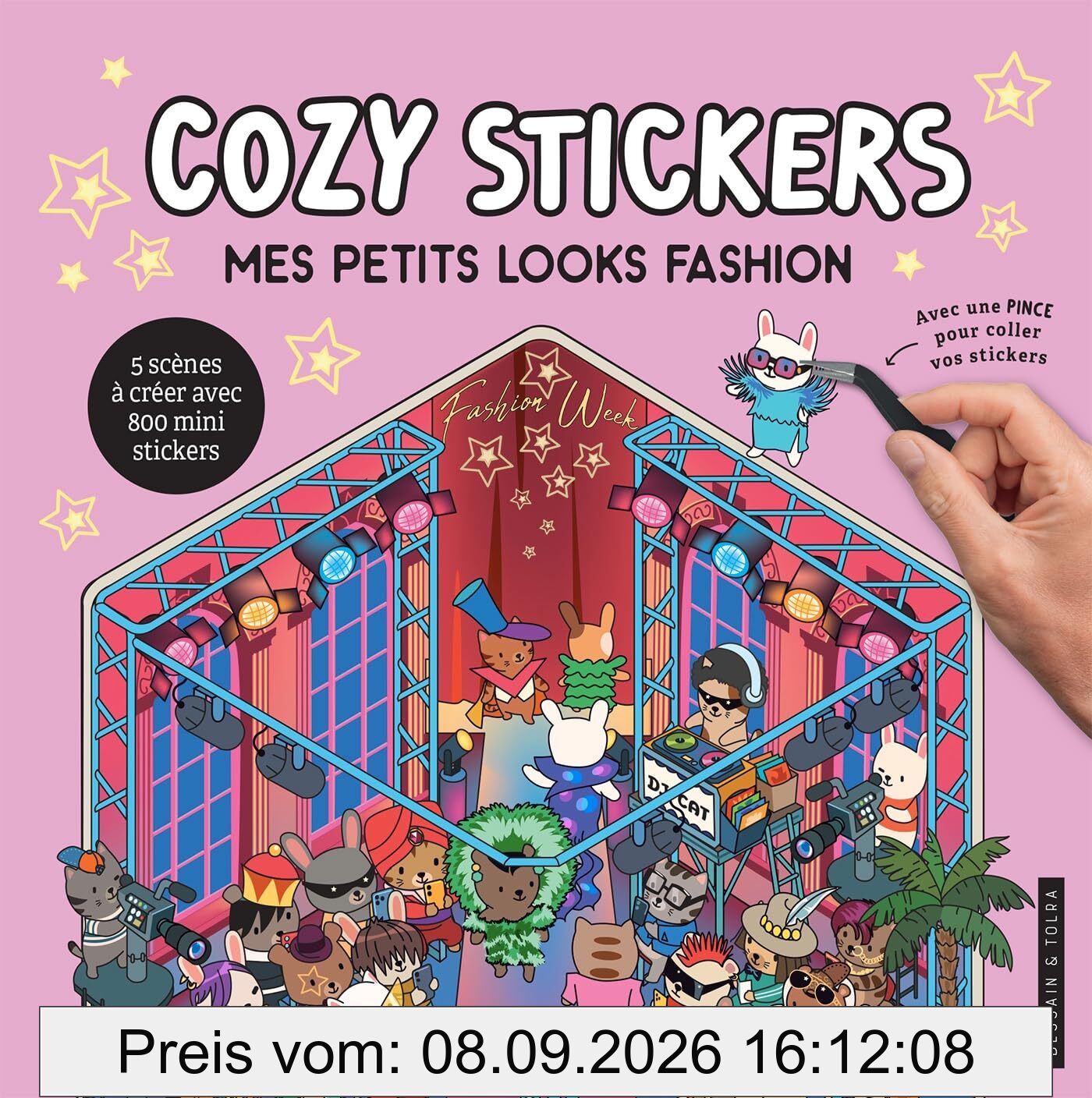 Mes petits looks fashion : 5 scènes à créer avec 800 mini stickers : cozy stickers