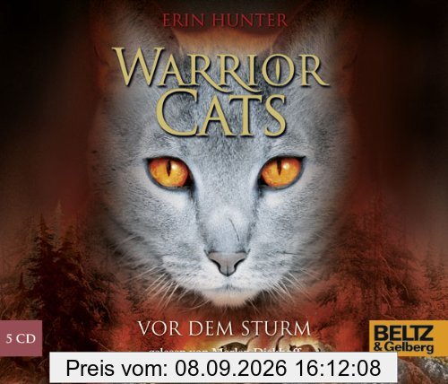 Warrior Cats. Vor dem Sturm: I, Folge 4, gelesen von Marlen Diekhoff, 5 CDs in der Multibox, ca. 5 Std. (Beltz & Gelberg - Hörbuch)