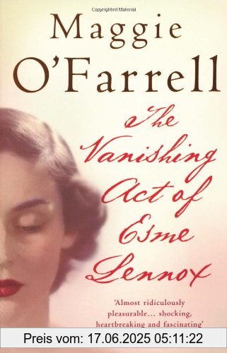 Binding : Taschenbuch, Label : Headline, Publisher : Headline, NumberOfItems : 10, medium : Taschenbuch, numberOfPages : 288, publicationDate : 2007-01-13, authors : Maggie O'Farrell, languages : english, ISBN : 0755308441