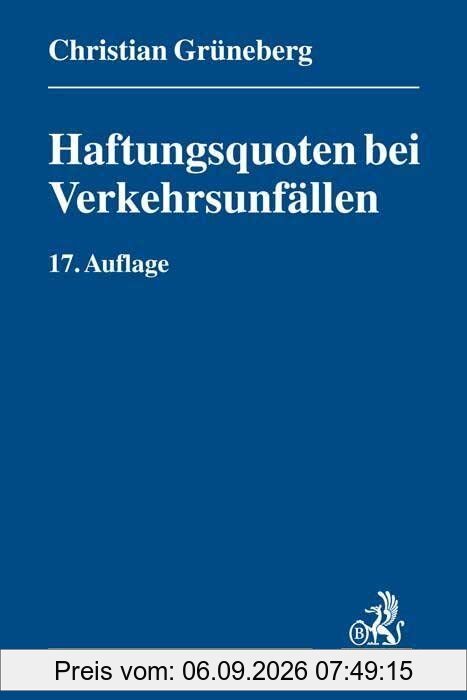 Haftungsquoten bei Verkehrsunfällen