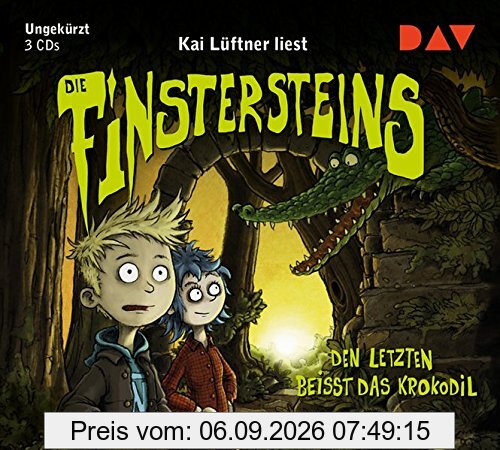 Die Finstersteins – Teil 3: Den Letzten beißt das Krokodil!: Ungekürzte Lesung mit Kai Lüftner (3 CDs)
