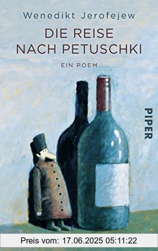 Binding : Taschenbuch, Label : Piper Taschenbuch, Publisher : Piper Taschenbuch, NumberOfItems : 1, medium : Taschenbuch, numberOfPages : 176, publicationDate : 1987-03-01, authors : Wenedikt Jerofejew, translators : Natascha Spitz, ISBN : 3492206719