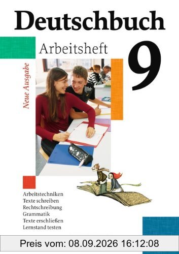 Deutschbuch Gymnasium - Allgemeine Ausgabe: 9. Schuljahr - Abschlussband 5-jährige Sekundarstufe I - Arbeitsheft mit Lösungen