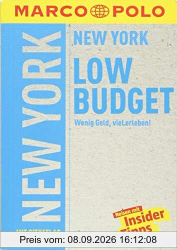 MARCO POLO Reiseführer LowBudget New York: Wenig Geld, viel erleben! (MARCO POLO LowBudget)