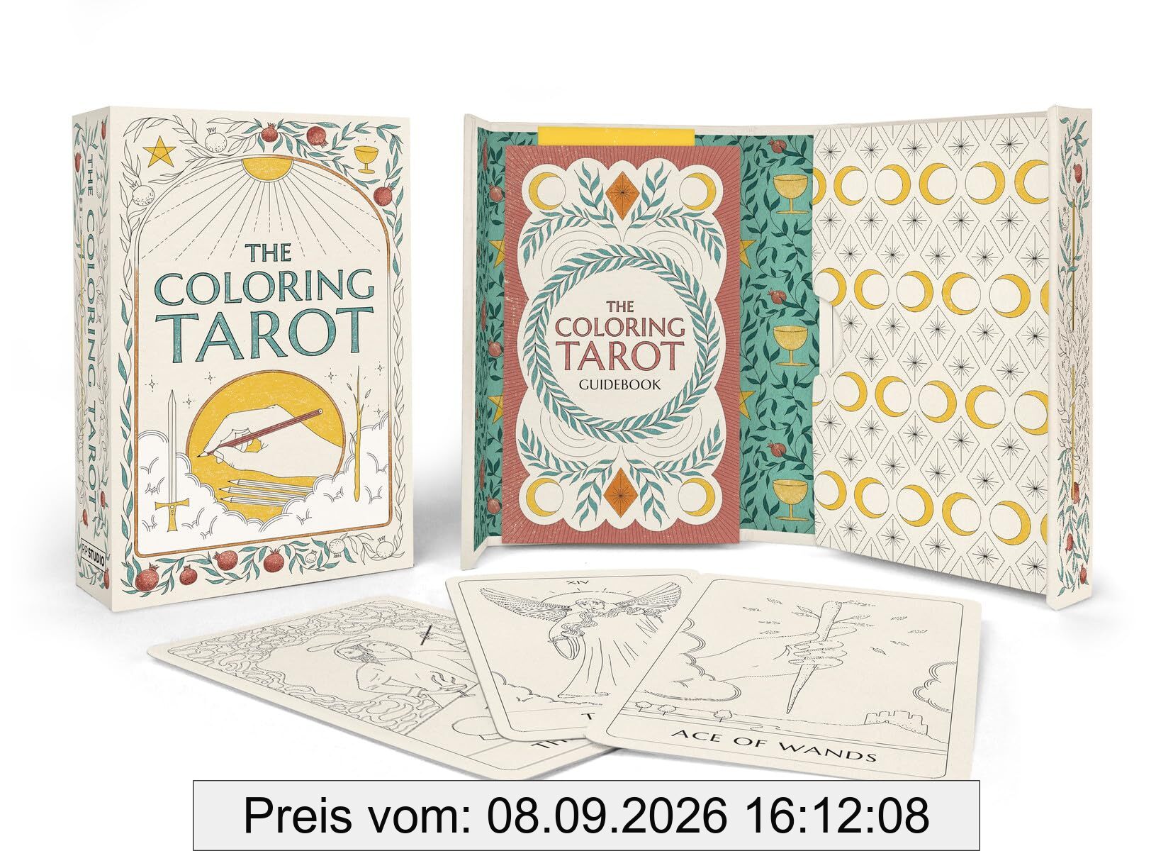 The Coloring Tarot: A Deck and Guidebook to Color and Create (RP Studio)