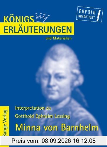 Königs Erläuterungen und Materialien, Bd.312, Minna von Barnhelm