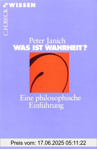 Binding : Taschenbuch, Edition : 3, Label : C.H.Beck, Publisher : C.H.Beck, medium : Taschenbuch, numberOfPages : 133, publicationDate : 2005-05-18, authors : Peter Janich, languages : german, ISBN : 3406410529