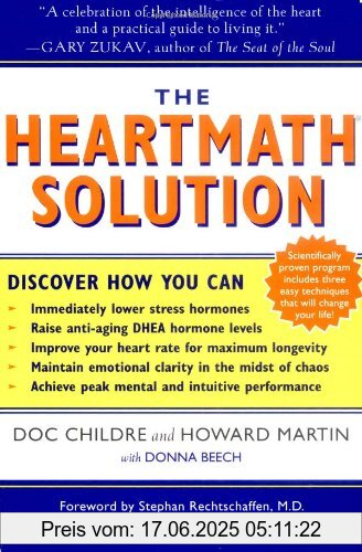 Binding : Taschenbuch, Edition : 1 Reprint, Label : HarperOne, Publisher : HarperOne, NumberOfItems : 1, medium : Taschenbuch, numberOfPages : 304, publicationDate : 2000-07-03, releaseDate : 2000-07-03, authors : Doc Childre, Martin Howard, languages : english, ISBN : 006251606X