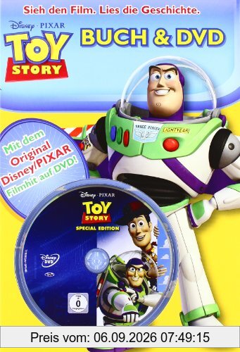 Toy Story 1 Buch und DVD