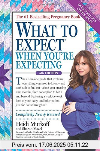Binding : Taschenbuch, Edition : 5. Auflage. Revised., Label : Workman Publishing, Publisher : Workman Publishing, NumberOfItems : 1, medium : Taschenbuch, numberOfPages : 644, publicationDate : 2016-05-31, authors : Heidi Murkoff, languages : english, ISBN : 0761187480