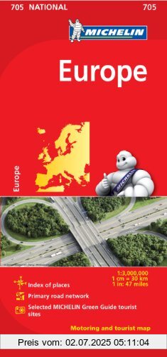 Die Buchhandlung in Oelde hat das Buch Michelin Europe (Michelin Maps)