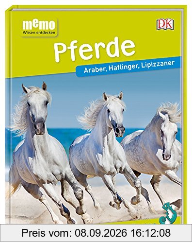 memo Wissen entdecken. Pferde: Araber, Haflinger, Lipizzaner. Das Buch mit Poster!