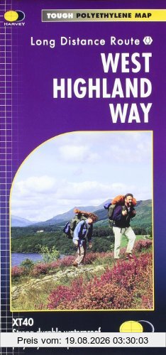 Harvey Map Services Ltd. West Highland Way XT40 (Route Map)