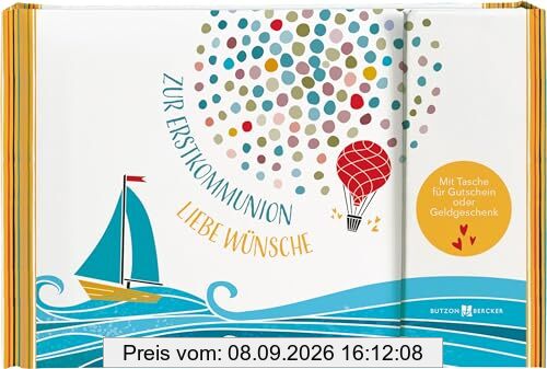 Zur Erstkommunion liebe Wünsche: Geldgeschenkbuch (Erstkommunion 2024)