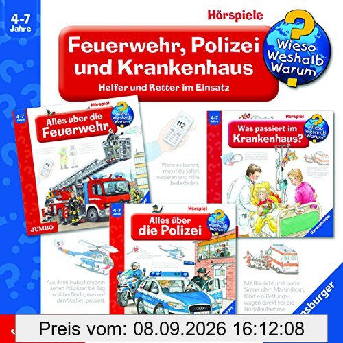 Wieso? Weshalb? Warum?: Feuerwehr, Polizei und Krankenhaus - Helfer und Retter im Einsatz