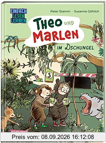 Theo und Marlen im Dschungel: Einfach lesen lernen | Witziges Kinderbuch für Leseanfänger*innen ab 6 über die Macht der Fantasie