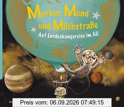 Merkur, Mond und Milchstraße
